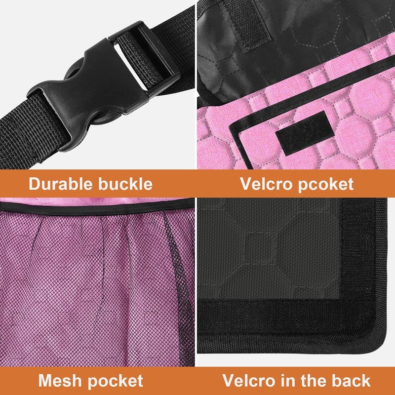 esouler Car Trunk Organizer, Super Capacity Backseat Car Organizer for SUV/Truck/MPV(42"*18"), Hanging Car Storage Organizer with 8 Pocekts, Car Accessories for Women and Men- Pink - Image 5